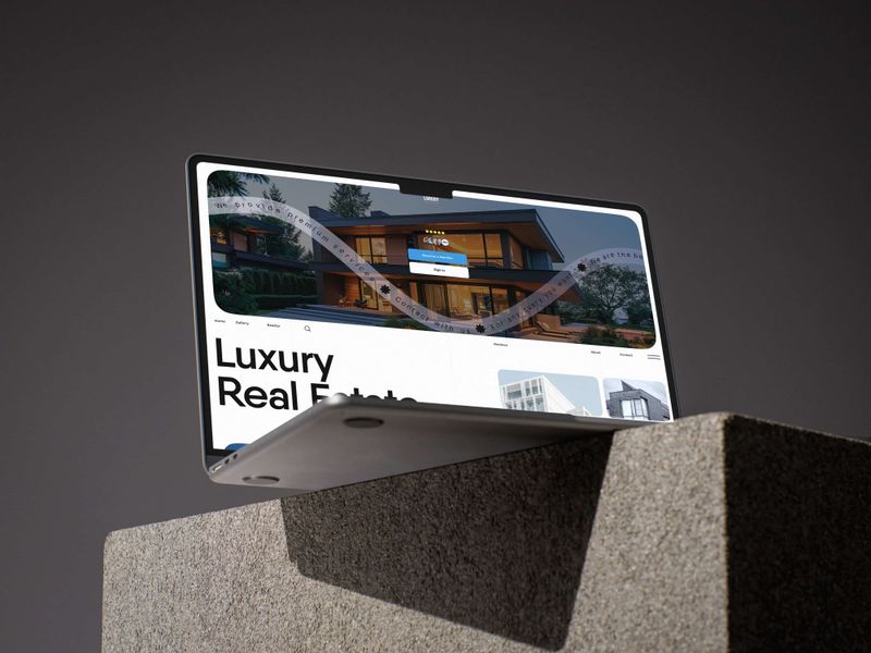Real estate website UI design