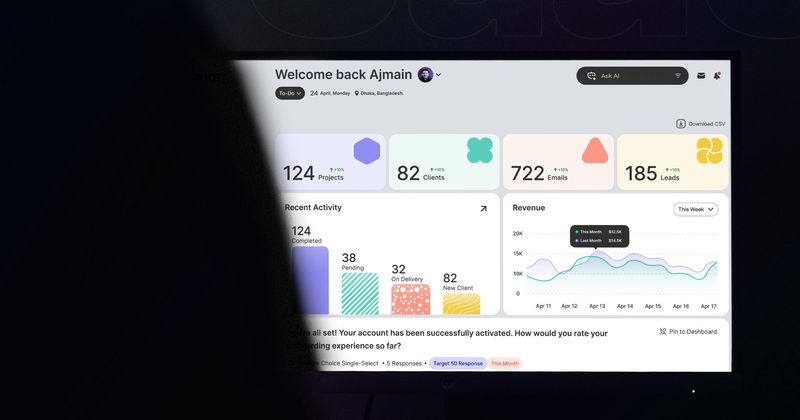 Finance dashboard interface with expense summaries
